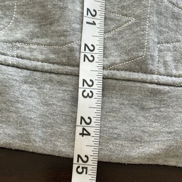 Ivy Park Sweater Womens L Gray Sweatshirt Embroidered Spell Out Athleisure - Picture 11 of 14